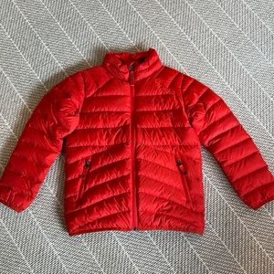 Marmot kids Highlander down jacket size M Victory red